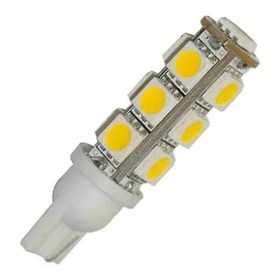 LED 13x 5050 SMD patice T10, W5W - Teplá bílá