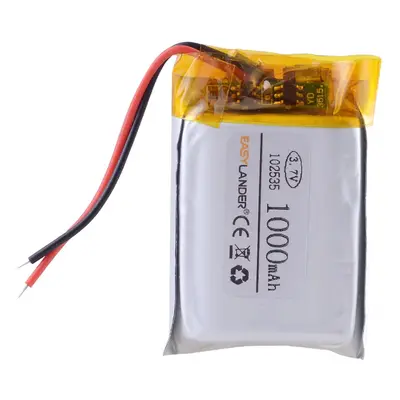 Li-Pol baterie 1000mAh, 3.7V, 102535