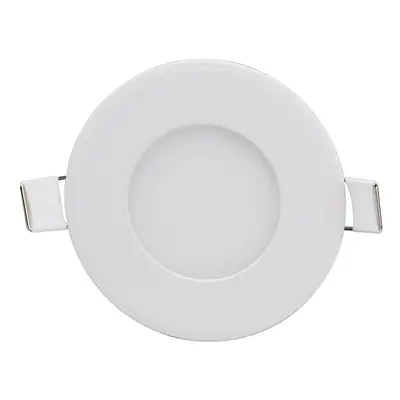 LED podhledové svítidlo do sadrokartonu kruhové 3W, bílá 5500K, 120°