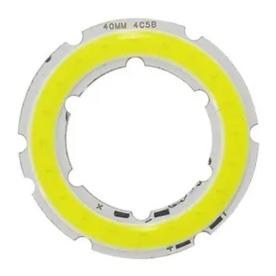 COB LED Dioda ⌀40mm, 4W, Bílá