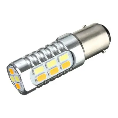 BAY15D, 5630 SMD Samsung LED, Switchback - Bílá/Žlutá