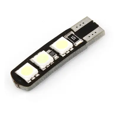 PCB patice T10, W5W 6x 5050 SMD - Bílá