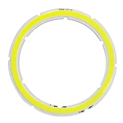 COB LED Dioda ⌀80mm, 8W, Bílá