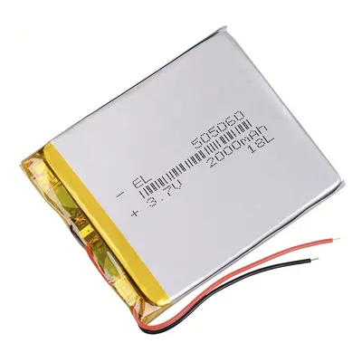 Li-Pol baterie 2000mAh, 3.7V, 505060