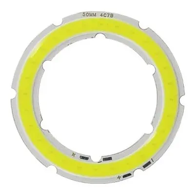 COB LED Dioda ⌀50mm, 5W, Bílá