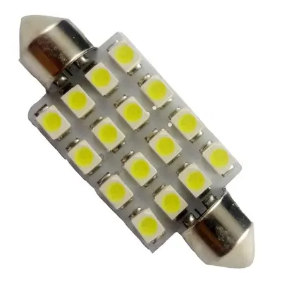 LED 16x 3528 SMD SUFIT 24V - 41mm, Bílá