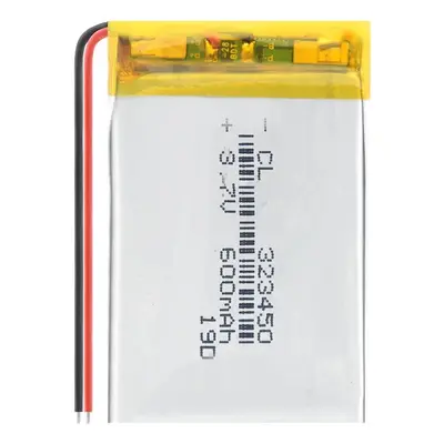 Li-Pol baterie 600mAh, 3.7V, 323450