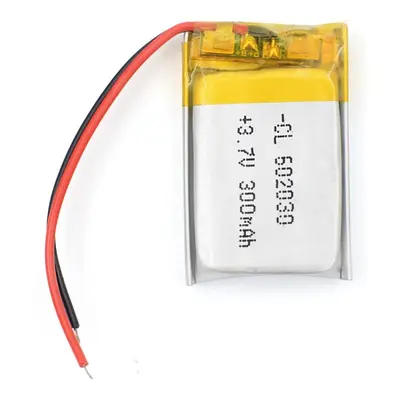 Li-Pol baterie 300mAh, 3.7V, 602030