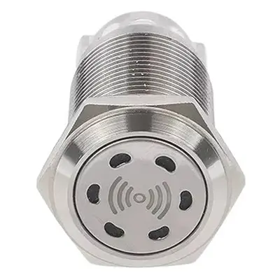 Bzučák pro průměr otvoru 19mm, nerez 12V DC