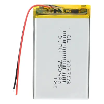 Li-Pol baterie 750mAh, 3.7V, 303759