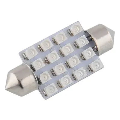 LED 16x 3528 SMD SUFIT 24V - 41mm, Modrá