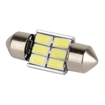 LED 6x 5730 SMD SUFIT Hlinikové chlazení, CANBUS - 31mm, Bílá