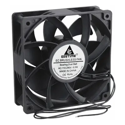 Ventilátor 120x120x38mm, 110-240V AC