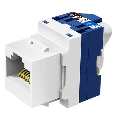 Keystone RJ45 samořezný, CAT6, UTP