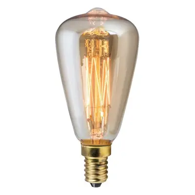 Designová retro žárovka Edison T1 40W, patice E14