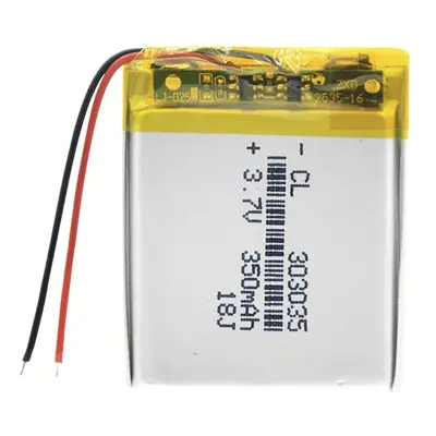 Li-Pol baterie 350mAh, 3.7V, 303035