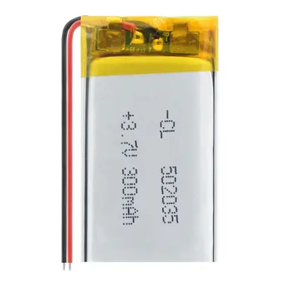 Li-Pol baterie 300mAh, 3.7V, 502035