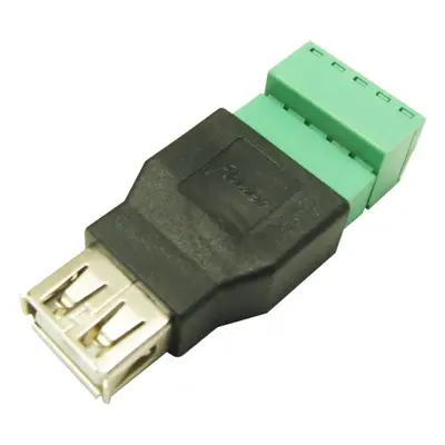 Konektor USB 2.0, samice, šroubovací