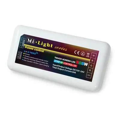 Mi-light - řídící jednotka pro RGBW LED pásky, 2,4GHz přijímač