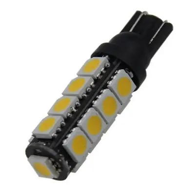 LED 17x 5050 SMD patice T10, W5W - Teplá bílá