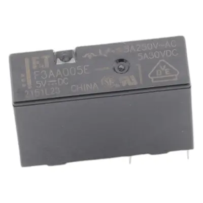 Relé F3AA005E, 5V DC/277V AC, 30V DC 3A