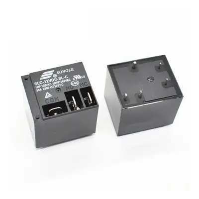 Relé SLC-12VDC-SL-C, 12V DC/250V AC 30A, 5-pin