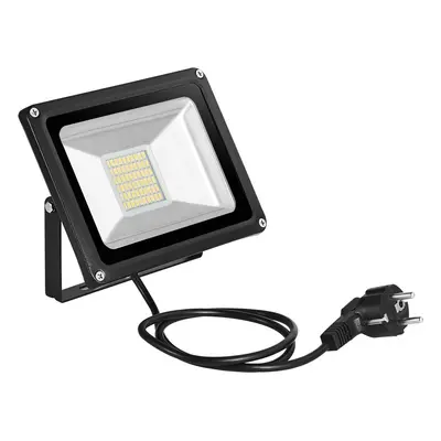 Voděodolný LED reflektor, 30w, IP65, teplá bílá