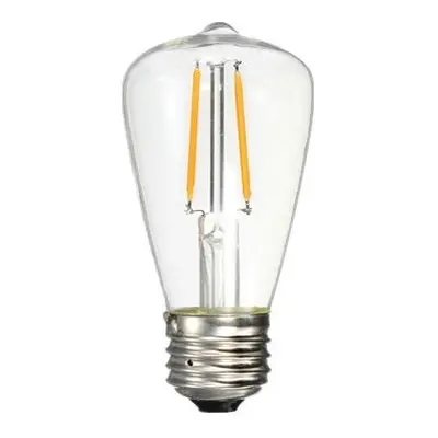 LED žárovka AMPST48 Filament, E27 2W, teplá bílá