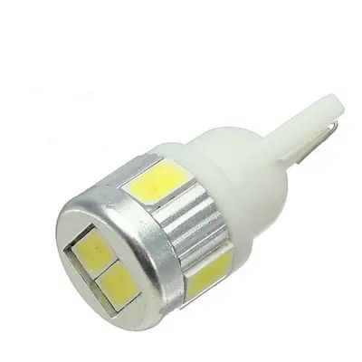 LED 6x 5630 SMD patice T10, W5W - Bílá