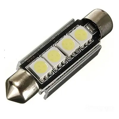 LED 4x 5050 SMD SUFIT Hlinikové chlazení, CANBUS - 42mm, Bílá