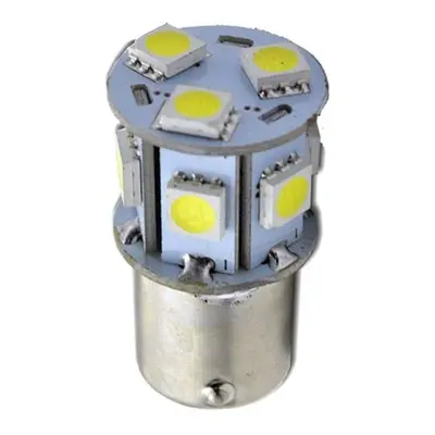 BA15S, 9 SMD 5050 LED, 6V - Bílá