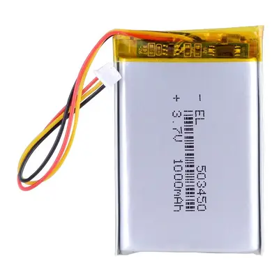 Li-Pol baterie 1000mAh, 3.7V, 503450, 3pin