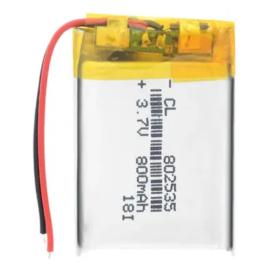 Li-Pol baterie 800mAh, 3.7V, 802535