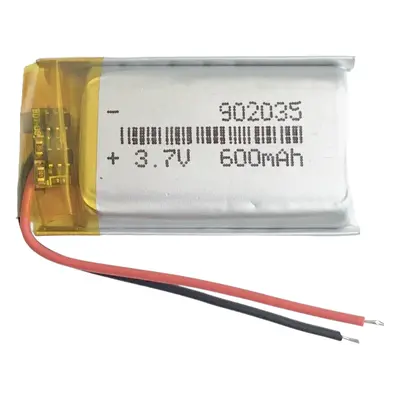 Li-Pol baterie 600mAh, 3.7V, 902035