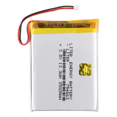 Li-Pol baterie 3500mAh, 3.8V, 754663