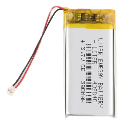 Li-Pol baterie 380mAh, 3.7V, 402040, ACHLR-02V - 2pin