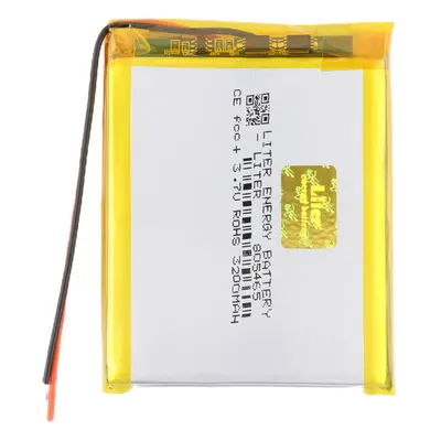 Li-Pol baterie 3200mAh, 3.7V, 805465