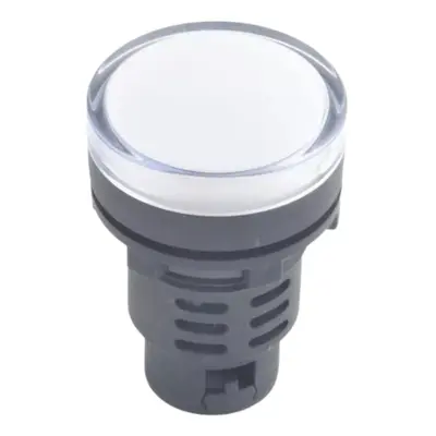 LED kontrolka AD16-30D/S, pro průměr otvoru 30mm Bílá 48V AC/DC