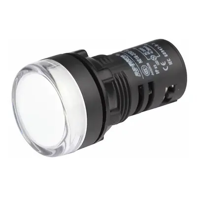 LED kontrolka AD16-22D/S, pro průměr otvoru 22mm Bílá 36 V AC/DC