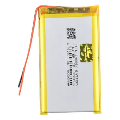 Li-Pol baterie 5000mAh, 3.7V, 905085