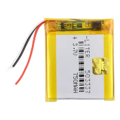 Li-Pol baterie 750mAh, 3.7V, 503337, 3 vodiče