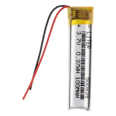 Li-Pol baterie 100mAh, 3.7V, 500839