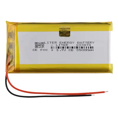 Li-Pol baterie 3500mAh, 3.7V, 103874