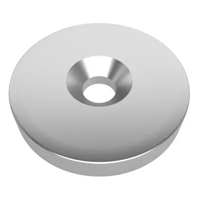 Neodymový magnet s 6mm otvorem, ⌀50x5mm, N35