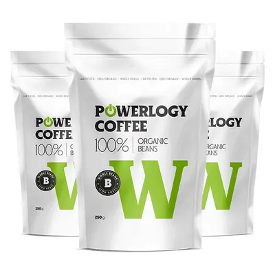 Powerlogy Organic Coffee 250 g Triple Pack