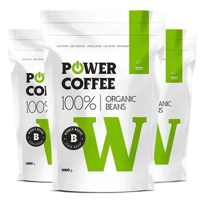 Powerlogy Organic Coffee 1 kg Triple Pack