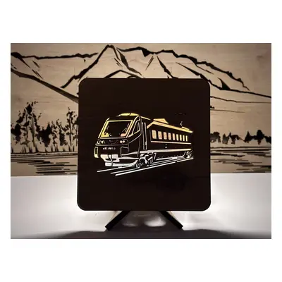 Li-Go "Pendolino" lampa 19x19cm provedení povrchu: dub B