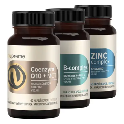 Bioaktivní Zinek + B Complex + Coenzym Q10 NUPREME