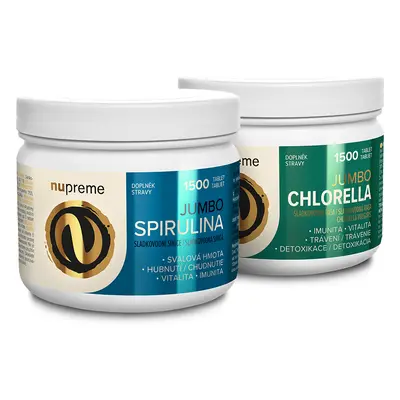 Nupreme BALÍČEK Spirulina+Chlorella Jumbo