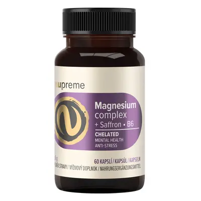 Magnesium + šafrán chelát 60 kapslí NUPREME